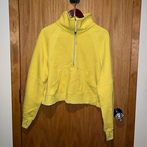 NWOT Scuba cropped funnel neck